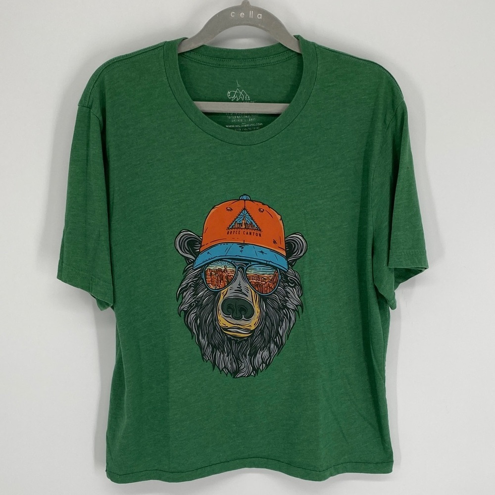 Bryce Canyon National Park Utah Bear Graphic Tee Women’s Size Large